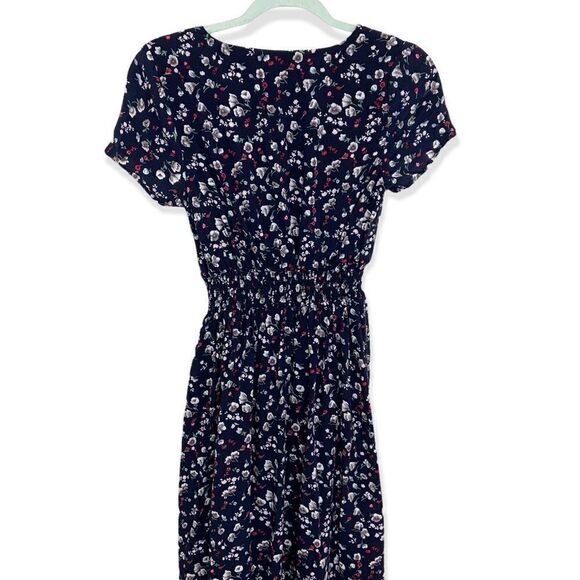 ModCloth Inspired Anytime Midi Dress -blue floral (H15) - Picture 5 of 10